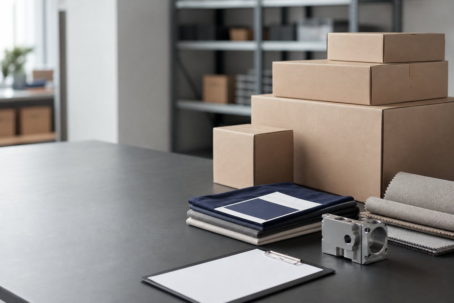 Sourcing and export coordination workspace